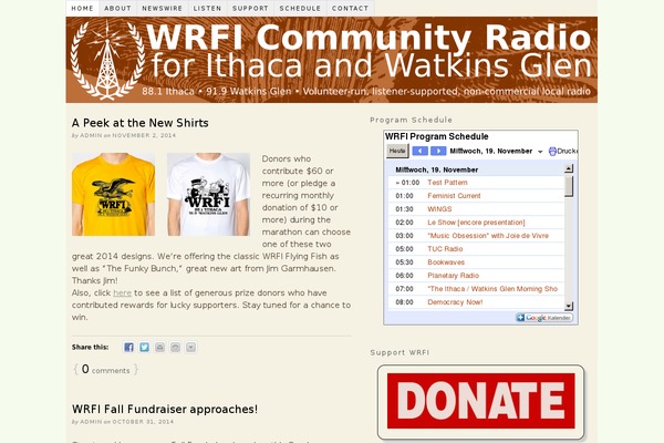 Site using Dropdown Menu Widget plugin