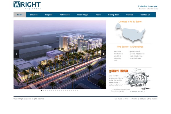 wrightengineers.com site used Theme777