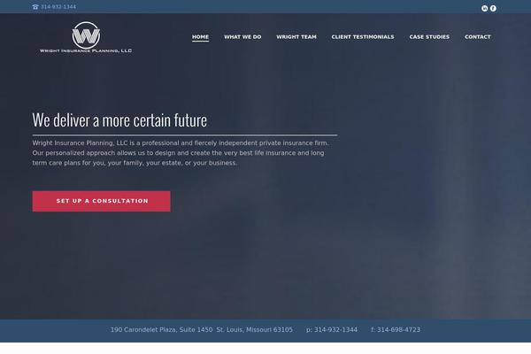 Jupiter Child theme site design template sample