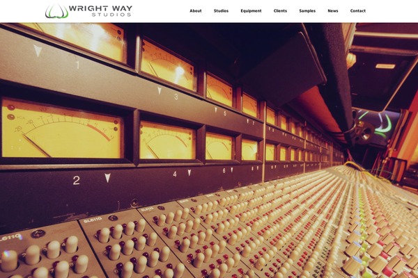 Immersion theme site design template sample