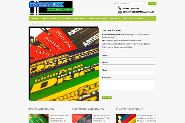 Metric theme site design template sample