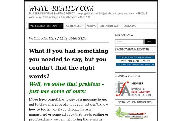 write-rightly.com site used Divine