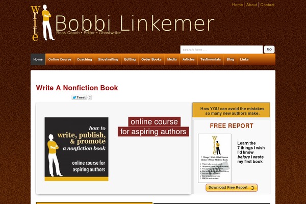 writeanonfictionbook.com site used Responsive-childtheme-master