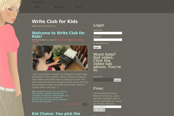 writeclubforkids.com site used F0101