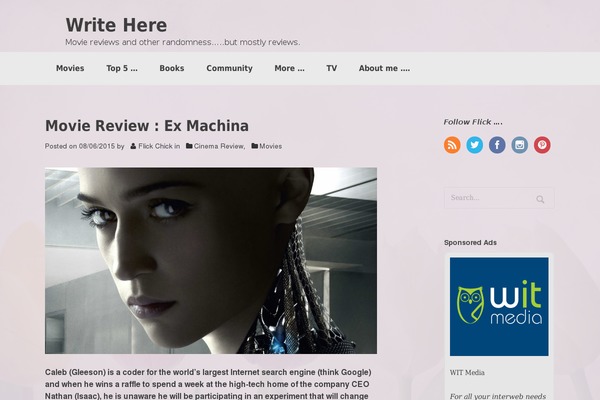 writehere.com.au site used Peddlar