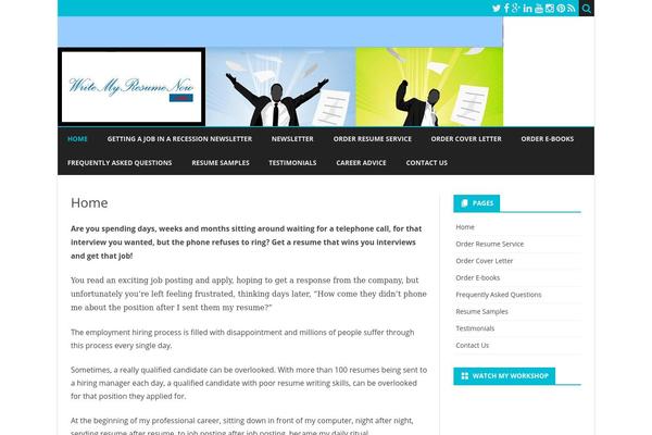 writemyresumenow.com site used Corporateid-10