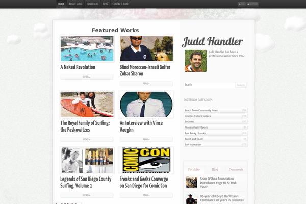Sancho theme site design template sample