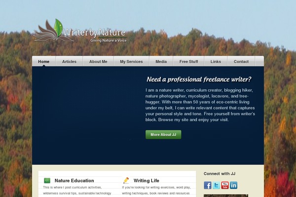 writerbynature.com site used Sealight