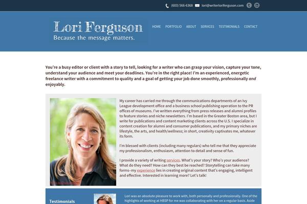 Mono theme site design template sample
