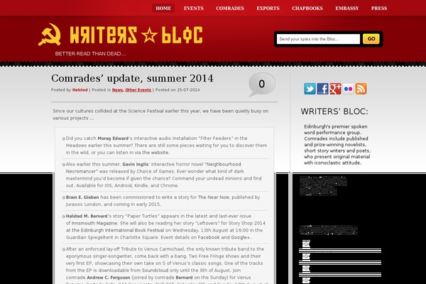 RedTime theme site design template sample