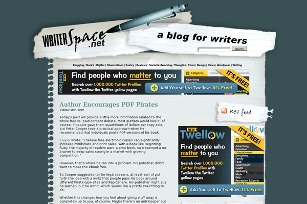 writerspace.net site used Writerspace