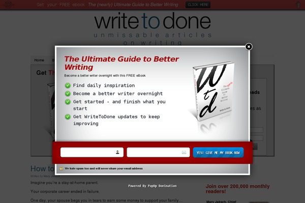 Site using Thrive-visual-editor plugin