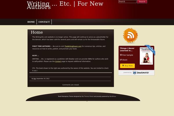 Tandil theme site design template sample