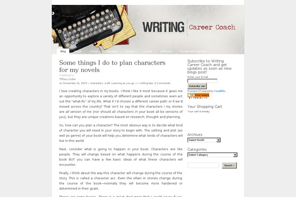 writingcareercoach.com site used K2