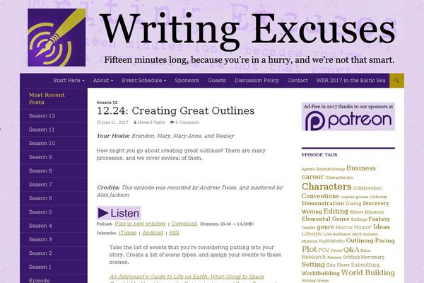 Site using Podcast-subscribe-buttons plugin