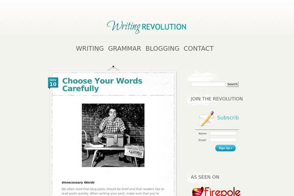 Personalpress theme site design template sample