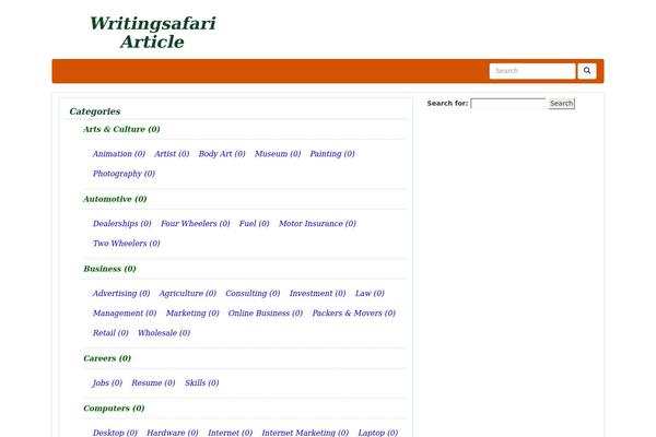 writingsafari.com site used Article