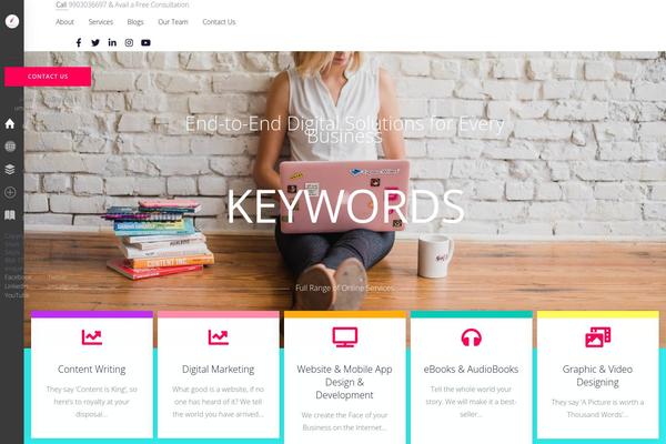 Nanosoft theme site design template sample