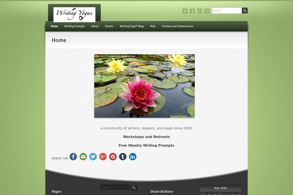 Wellness theme site design template sample