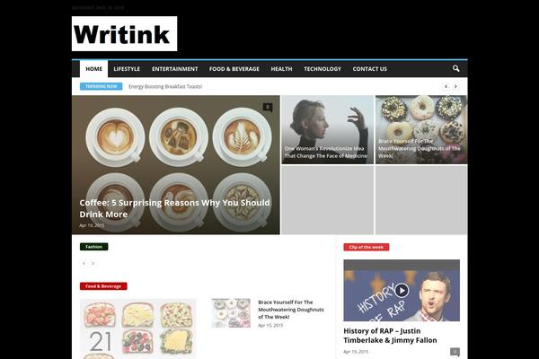 NewsMag theme site design template sample