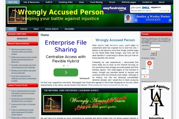 wronglyaccusedperson.org.uk site used Foodland