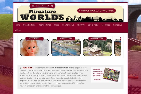 Site using Image horizontal reel scroll slideshow plugin