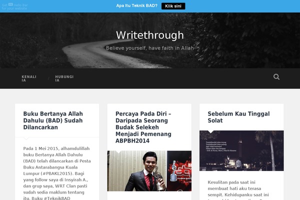 Baskerville theme site design template sample