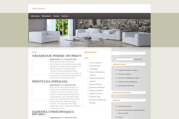Interphase theme site design template sample