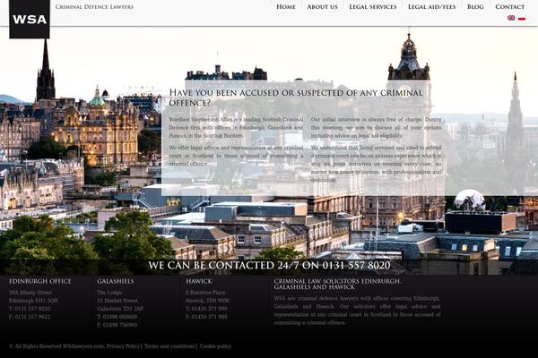 Site using Full Page/ Full width Background Slider plugin