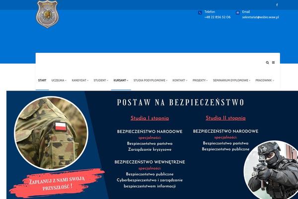 wsbio.waw.pl site used Edukare