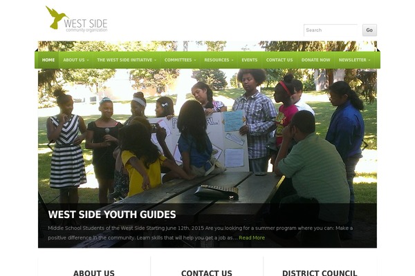 NonProfit theme site design template sample