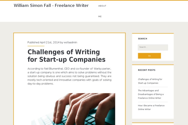 Ignite theme site design template sample