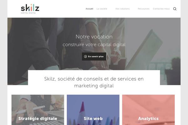 Avada Child theme site design template sample
