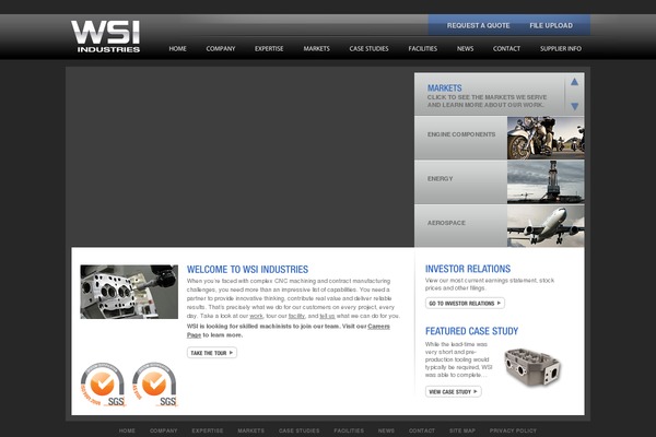 Wsi theme site design template sample