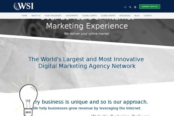 WSI genesis theme site design template sample