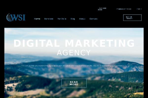 Ample Magazine theme site design template sample