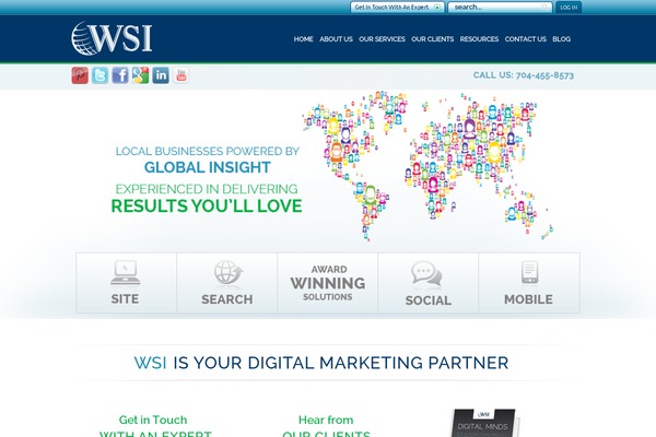 WSI genesis theme site design template sample