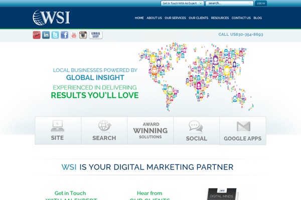 WSI genesis theme site design template sample