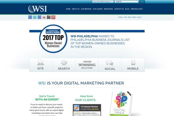 WSI genesis theme site design template sample