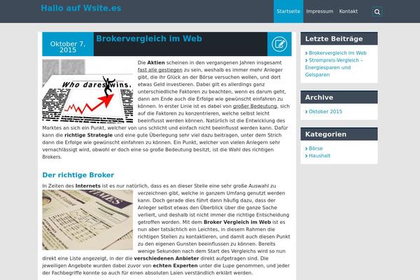 MW Small theme site design template sample