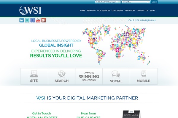 WSI genesis theme site design template sample