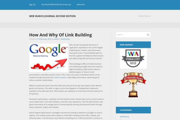 Progression theme site design template sample