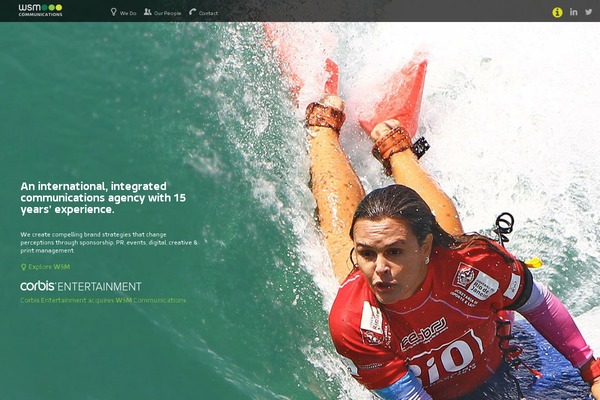 wsmcommunications.com site used Corbis_theme