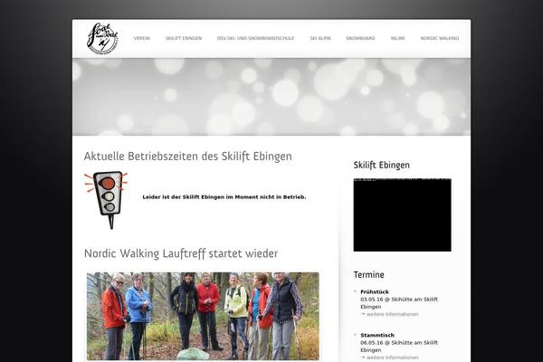 Ventura theme site design template sample