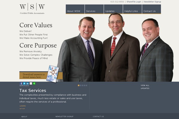 wswcpasnashville.com site used Wsw