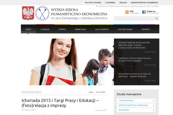 Lifestyle theme site design template sample