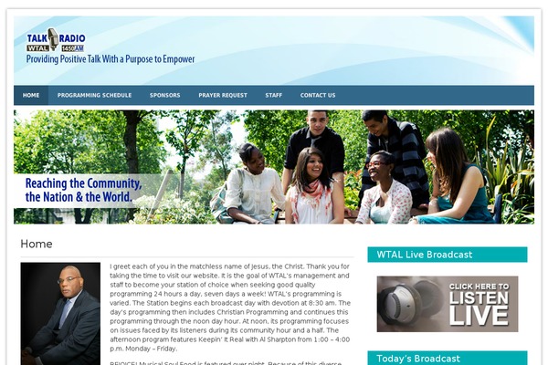 Blue Planet theme site design template sample
