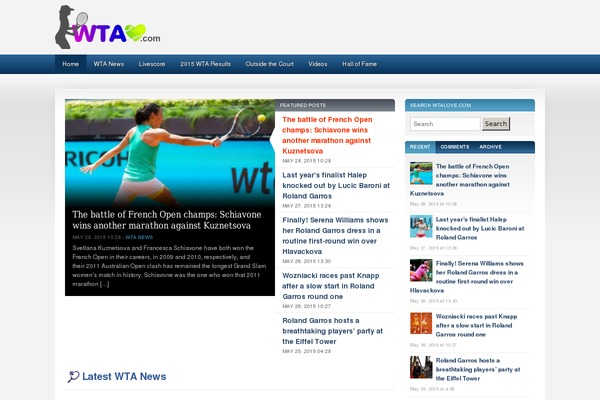 wtalove.com site used Sportpress