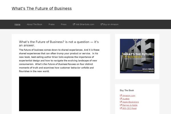Genesis theme site design template sample