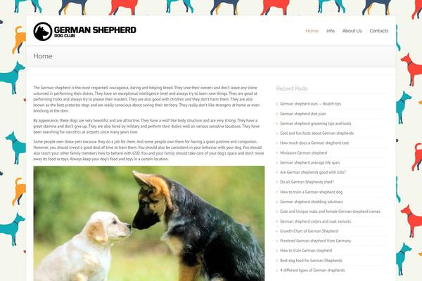 Meteor theme site design template sample